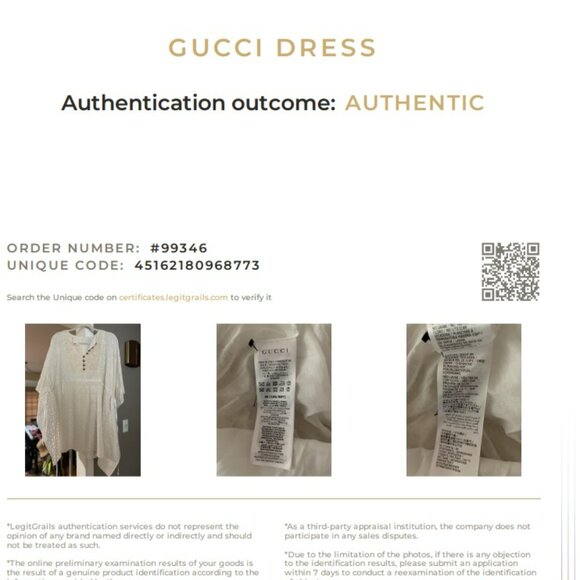 Authentic GUCCI | Ivory GG & FLOWER EMBROIDERED Short Summer DRESS & SLIP - Picture 9 of 10